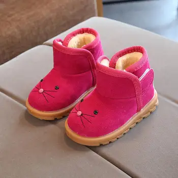 Winter Children'S Cotton Boots Shoes For Boys/Girls Warming Plush Velvet Boots Kids Baby Snow Boots Non-slip Cute Shoes
Winter Children'S Cotton Boots Shoes For Boys/Girls Warming Plush Velvet Boots Kids Baby Snow Boots Non-slip Cute Shoes