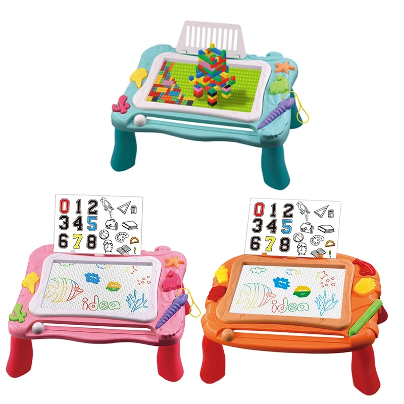 2 in 1 Building Block Drawing Board Table Puzzle Graffiti Children DIY Writing netic Drawing Board
2 in 1 Building Block Drawing Board Table Puzzle Graffiti Children DIY Writing netic Drawing Board