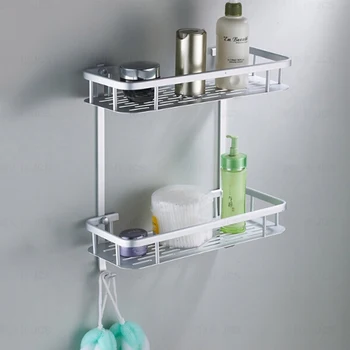 Shiny Bathroom Aluminum Plate Shelf Bathroom Shampoo Shower Gel Rack Kitchen Hanging Storage Rack
Shiny Bathroom Aluminum Plate Shelf Bathroom Shampoo Shower Gel Rack Kitchen Hanging Storage Rack