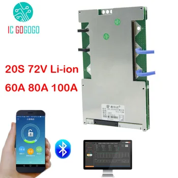 20S 72V Li-ion ion Lithium 3.7V Battery Protection Board PC Phone Bluetooth APP 60A 80A 100A Power Smart BMS Packs UART Balance 
20S 72V Li-ion ion Lithium 3.7V Battery Protection Board PC Phone Bluetooth APP 60A 80A 100A Power Smart BMS Packs UART Balance