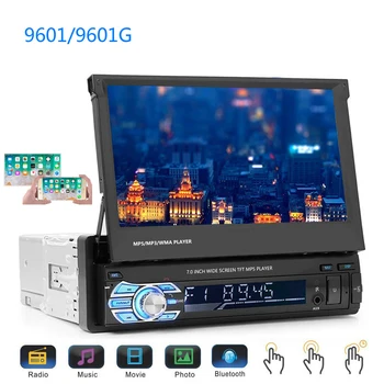 10Pcs/Lot 1din Car MP5 Player GPS Navigation Multimedia Car Audio Stereo Bluetooth 7" HD Retractable Autoradio Camera 9601
10Pcs/Lot 1din Car MP5 Player GPS Navigation Multimedia Car Audio Stereo Bluetooth 7" HD Retractable Autoradio Camera 9601