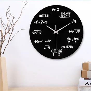 Math Equation wall clock Exclusive wall clock Every hour is marked by a simple Home Decor Round Pointer
Math Equation wall clock Exclusive wall clock Every hour is marked by a simple Home Decor Round Pointer