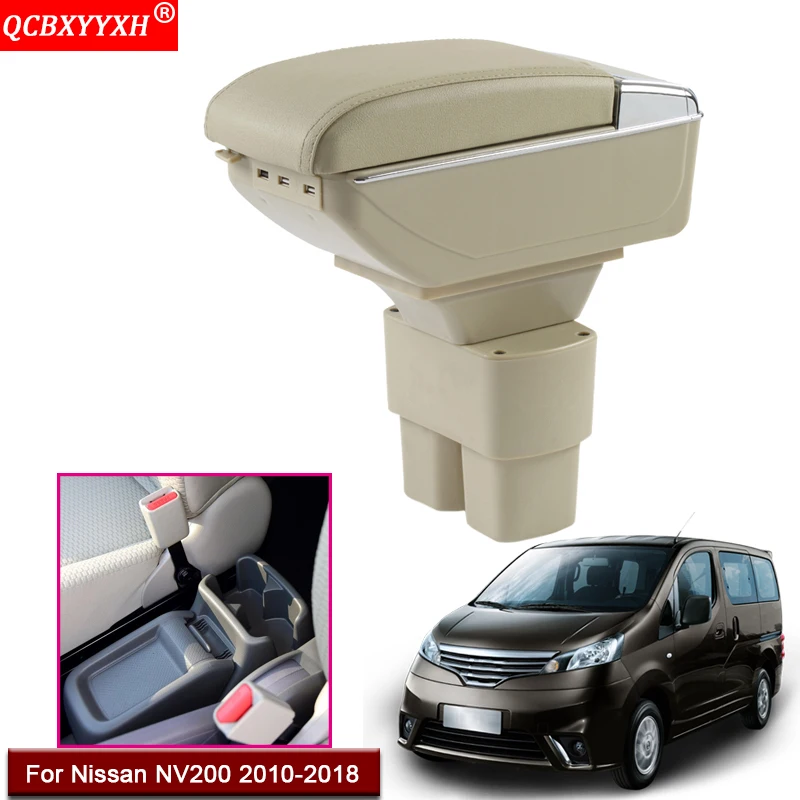 Car Styling ABS With PU Leather Car Armrest Box Center Console Storage Box Holder Case Accessories For Nissan NV200 2010-2018
Car Styling ABS With PU Leather Car Armrest Box Center Console Storage Box Holder Case Accessories For Nissan NV200 2010-2018