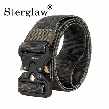 125*4.3cm New Mens Tactical Belt Military Nylon Belt Outdoor multifunctional Training Combat Belts Sturdy Waistban U022 
125*4.3cm New Mens Tactical Belt Military Nylon Belt Outdoor multifunctional Training Combat Belts Sturdy Waistban U022