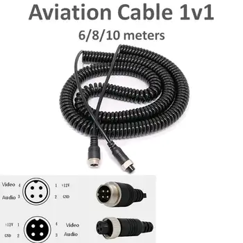 6/8/10m Aviation cable for Car camera Car DVR Video Cable car front/back camera & CCTV monitor & subwoofer& rearview camera
6/8/10m Aviation cable for Car camera Car DVR Video Cable car front/back camera & CCTV monitor & subwoofer& rearview camera