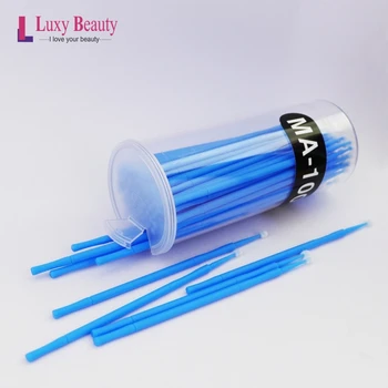 100pcs Micro Brushes Make Up Eyelash Extension Brushes Disposable Tattooed Pointed Cleaning Cotton Soft Swab Sticks Make Up Tool 
100pcs Micro Brushes Make Up Eyelash Extension Brushes Disposable Tattooed Pointed Cleaning Cotton Soft Swab Sticks Make Up Tool