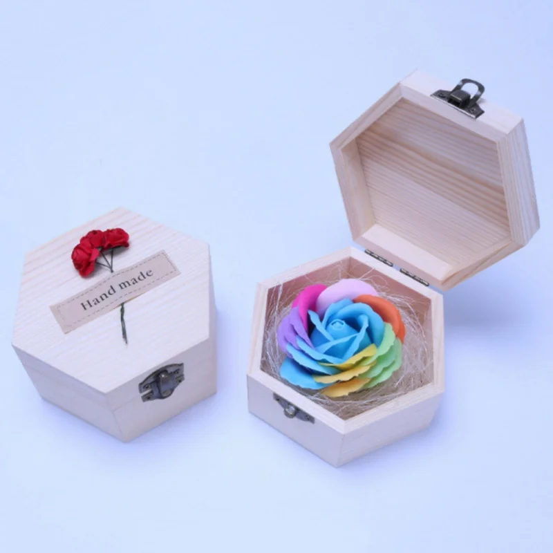 Romantic Wooden Box Soap Flower Jewelry Gift Box Eternal Flower Box Custom Storage Box For Wedding Birthday Valentine's Day Gift
Romantic Wooden Box Soap Flower Jewelry Gift Box Eternal Flower Box Custom Storage Box For Wedding Birthday Valentine's Day Gift