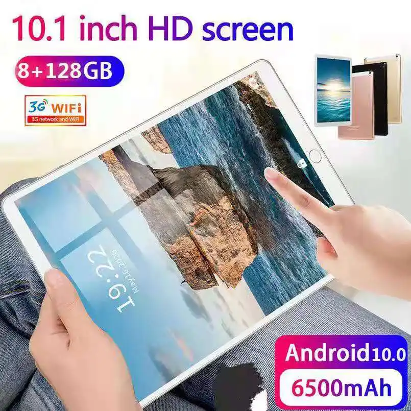 

Tablet 10.1 inch Octa Core 8GB RAM 128GB ROM android 10.0 10.1 inch tablet PC 4G LTE 1280*800 IPS Dual Cameras 4G sim tablet PC