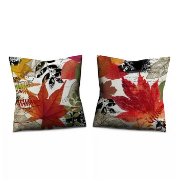 Thanksgiving Autumn Red Maple Leaf Flax Pillow Cover 2pc Home Decoration Pillow Case Sofa Back Cushion Cushion Cover
Thanksgiving Autumn Red Maple Leaf Flax Pillow Cover 2pc Home Decoration Pillow Case Sofa Back Cushion Cushion Cover