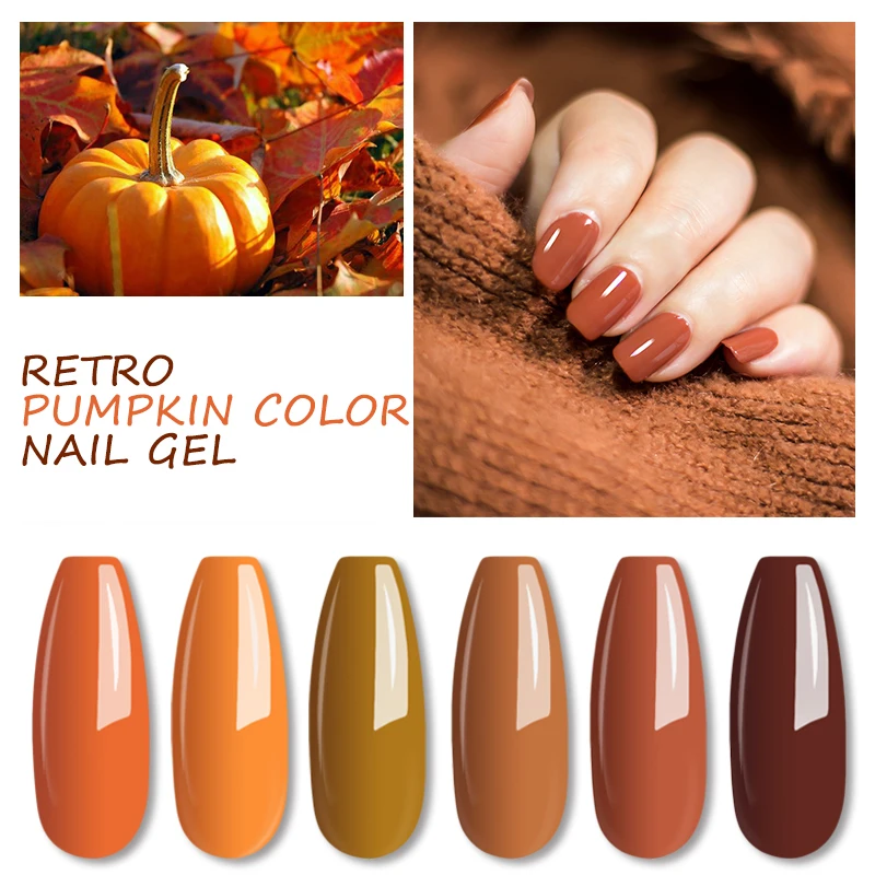 MIZHSE Gel Varnish Nail Polish 7ML Pumpkin Series Nail Gel Pure Color Soak Off Semi Permanant UV Nail Art For Halloween
MIZHSE Gel Varnish Nail Polish 7ML Pumpkin Series Nail Gel Pure Color Soak Off Semi Permanant UV Nail Art For Halloween