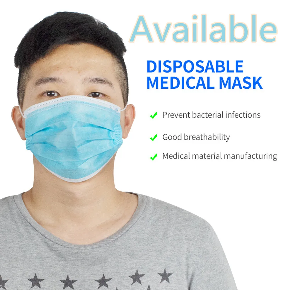 Disposable Dustproof Face Mouth Masks Anti Pm2.5 Anti Influenza Breathing Safety Masks Protective Mask Random Color
Disposable Dustproof Face Mouth Masks Anti Pm2.5 Anti Influenza Breathing Safety Masks Protective Mask Random Color