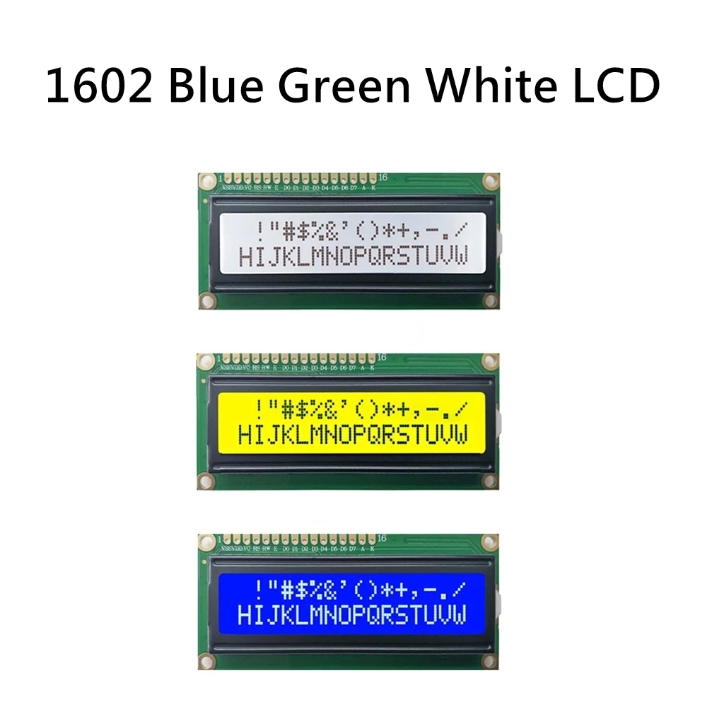 Модуль ЖК 1602 синий/зеленый экран IIC/I2C 16x2 символа ЖК-дисплей модуль. 5 в зеленый и