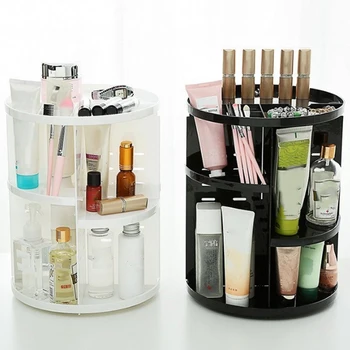 New Fashion 360-degree Rotating Makeup Organizer Brush Holder Jewelry Organizer Case Jewelry Makeup Cosmetic Storage Box Shelf 
New Fashion 360-degree Rotating Makeup Organizer Brush Holder Jewelry Organizer Case Jewelry Makeup Cosmetic Storage Box Shelf
