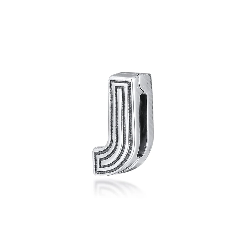CKK Fit Pandora Bracelet Reflexions Letter J Clip Charm Beads 925 Sterling Silver Bead Charms for Jewelry Making berloques 
CKK Fit Pandora Bracelet Reflexions Letter J Clip Charm Beads 925 Sterling Silver Bead Charms for Jewelry Making berloques
