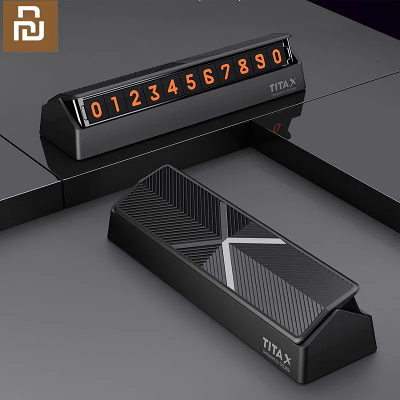 Держатель Номера для парковки автомобиля Xiaomi Mijia TITA X мягкий магнит временная