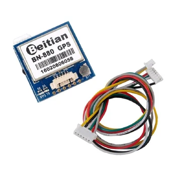 BN-880 GPS Module U8 with Flash HMC5883 Compass + GPS Active Antenna Support GPS Glonass Beidou Car Navigation for Arduino
BN-880 GPS Module U8 with Flash HMC5883 Compass + GPS Active Antenna Support GPS Glonass Beidou Car Navigation for Arduino
