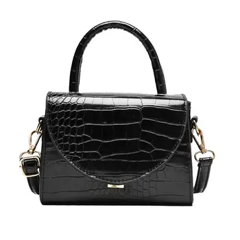Fashion Crocodile Pattern Solid Color Crossbody Women PU Leather Top-handle Bag Mini Backpacks Casual Shoulder Bags 
Fashion Crocodile Pattern Solid Color Crossbody Women PU Leather Top-handle Bag Mini Backpacks Casual Shoulder Bags