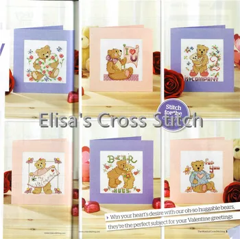 CD328 14ct DIY Invitation Greeting Card Popular Full Set CrossStitch Greeting Card Cake Birthday Christmas Gift Bear
CD328 14ct DIY Invitation Greeting Card Popular Full Set CrossStitch Greeting Card Cake Birthday Christmas Gift Bear