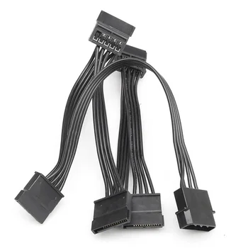 4 Pin IDE to 5x SATA Hard Drive Power Adapter Converter Cable Wire Line Big 4P Socket+ SATA Straight 1007-18AWG 10cm/20cm
4 Pin IDE to 5x SATA Hard Drive Power Adapter Converter Cable Wire Line Big 4P Socket+ SATA Straight 1007-18AWG 10cm/20cm
