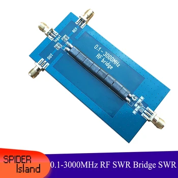 RF SWR Bridge 0.1-3000MHz Return Loss Bridge Reflection Bridge Antenna Analyzer VHF VSWR
RF SWR Bridge 0.1-3000MHz Return Loss Bridge Reflection Bridge Antenna Analyzer VHF VSWR