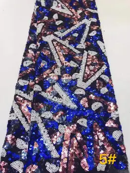 A latter style in muti color sequins for african net lace fabric DIY women tulle lace for wedding party dress
A latter style in muti color sequins for african net lace fabric DIY women tulle lace for wedding party dress