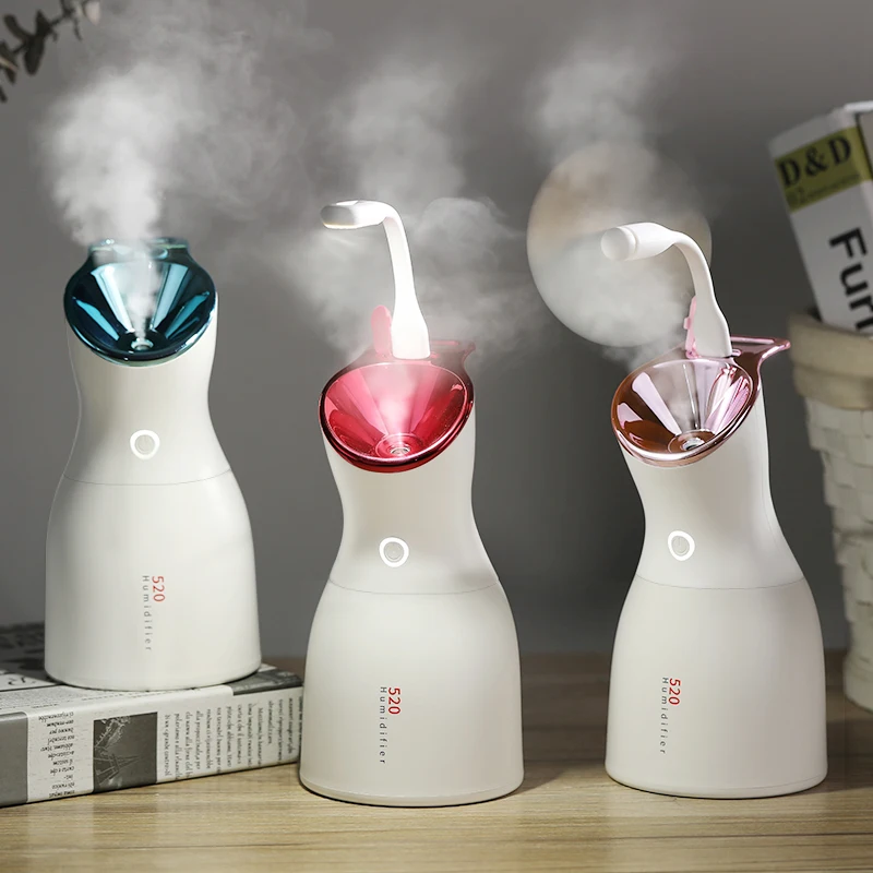 500ml USB Beauty Humidifier Facial Steamer Portable Ultrasonic Aroma Air Diffuser Purifier Atomizer diffuser difusor Night Light
500ml USB Beauty Humidifier Facial Steamer Portable Ultrasonic Aroma Air Diffuser Purifier Atomizer diffuser difusor Night Light