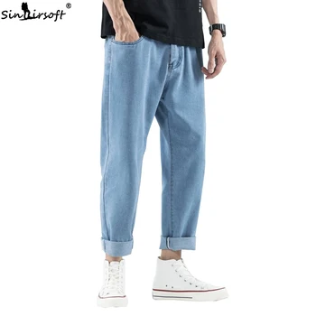 2019 New Korean Bag Jogging Street Sports Mens Jeans For Hombre Men's Blue Nine Pants Casual Cotton Soft Large Size Jeans Men
2019 New Korean Bag Jogging Street Sports Mens Jeans For Hombre Men's Blue Nine Pants Casual Cotton Soft Large Size Jeans Men