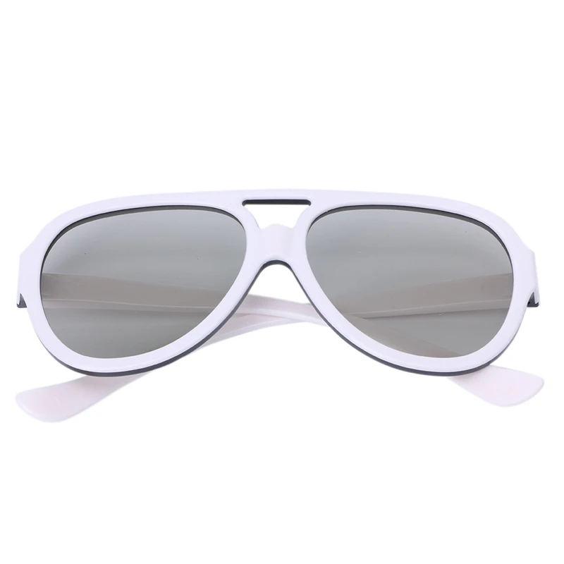 Universal Circular Passive Polarized 3D Glasses For TV Real 3D Cinema 0.42mm