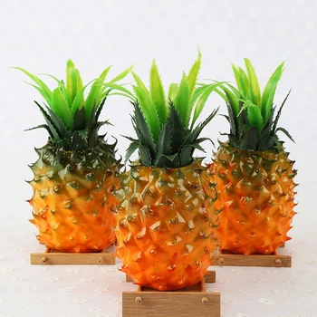 High imitation artificial Fake Pineapple Fruit 2 Styles fake simulated pineapple For Wedding Kitchen Home Decor Props 24cm*11cm
High imitation artificial Fake Pineapple Fruit 2 Styles fake simulated pineapple For Wedding Kitchen Home Decor Props 24cm*11cm