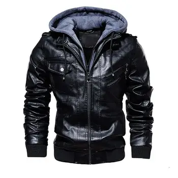 Men's winter motorcycle leather jacket fashion warm synthetic jacket PU leather jacket jacket
Men's winter motorcycle leather jacket fashion warm synthetic jacket PU leather jacket jacket