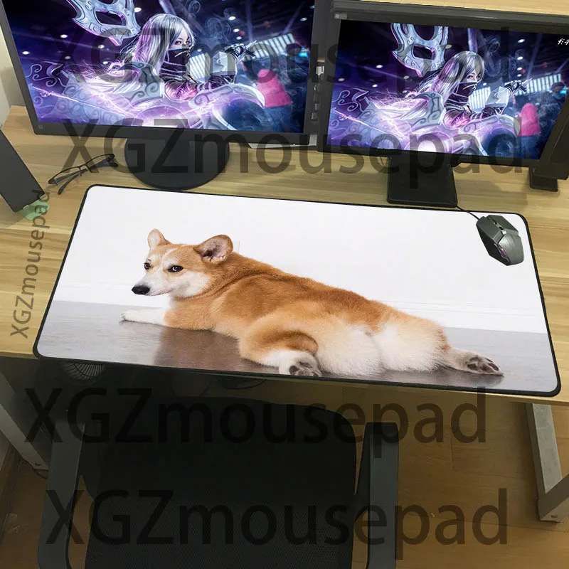 XGZ Large size animal mouse pad beautiful Corgi pattern desk pad PC computer office high quality keyboard pad
XGZ Large size animal mouse pad beautiful Corgi pattern desk pad PC computer office high quality keyboard pad