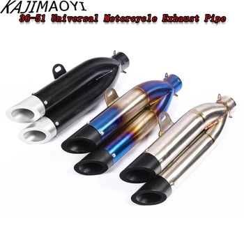 Motorcycle Exhaust Modified Muffler With Removable Double Holes DB Killer For CB400 CBF190R Z250 Ninja300 Z750 R3
Motorcycle Exhaust Modified Muffler With Removable Double Holes DB Killer For CB400 CBF190R Z250 Ninja300 Z750 R3