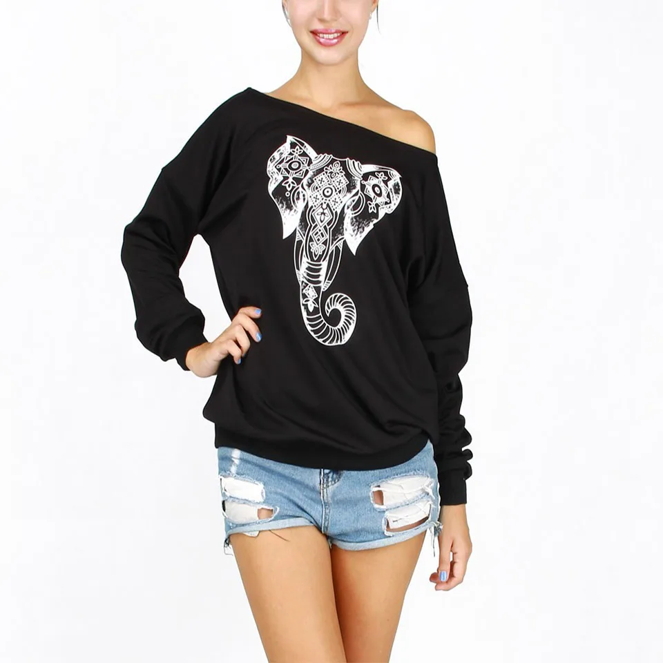 Hoodie Women 2020 Printed Autumn Winter Sweatshirt One Shoulder Harajuku Fashion Sexy Casual Hoodie Cute Pullover Elephant Print
Hoodie Women 2020 Printed Autumn Winter Sweatshirt One Shoulder Harajuku Fashion Sexy Casual Hoodie Cute Pullover Elephant Print