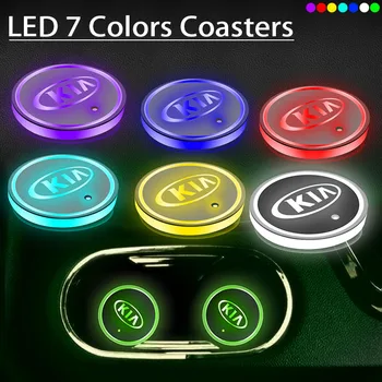 Car USB Charge 7 Colors Coaster LED Light Cup Car Luminescent Mat for KIA K2 K3 K4 K5 K6 K7 KX5 Sorento 2019 Sportage R Rio Soul
Car USB Charge 7 Colors Coaster LED Light Cup Car Luminescent Mat for KIA K2 K3 K4 K5 K6 K7 KX5 Sorento 2019 Sportage R Rio Soul