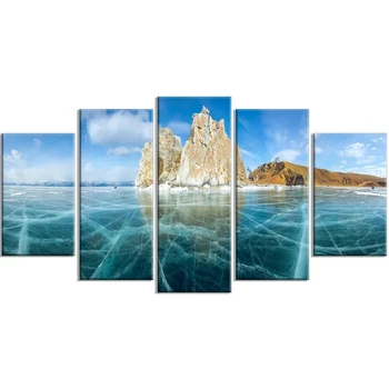 5 Pcs Ice Lake Canvas Stone Picture Home Decor Modular Painting Modern Beautiful Gift Printed Poster Wall Art Living Room Frame 
5 Pcs Ice Lake Canvas Stone Picture Home Decor Modular Painting Modern Beautiful Gift Printed Poster Wall Art Living Room Frame