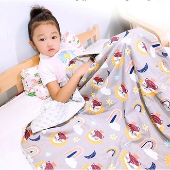 

New Minky Baby Blanket Cartoon Animal Blanket Infant Swaddle Nap Receiving Stroller Wrap For Newborn Baby Bedding Blankets Quilt