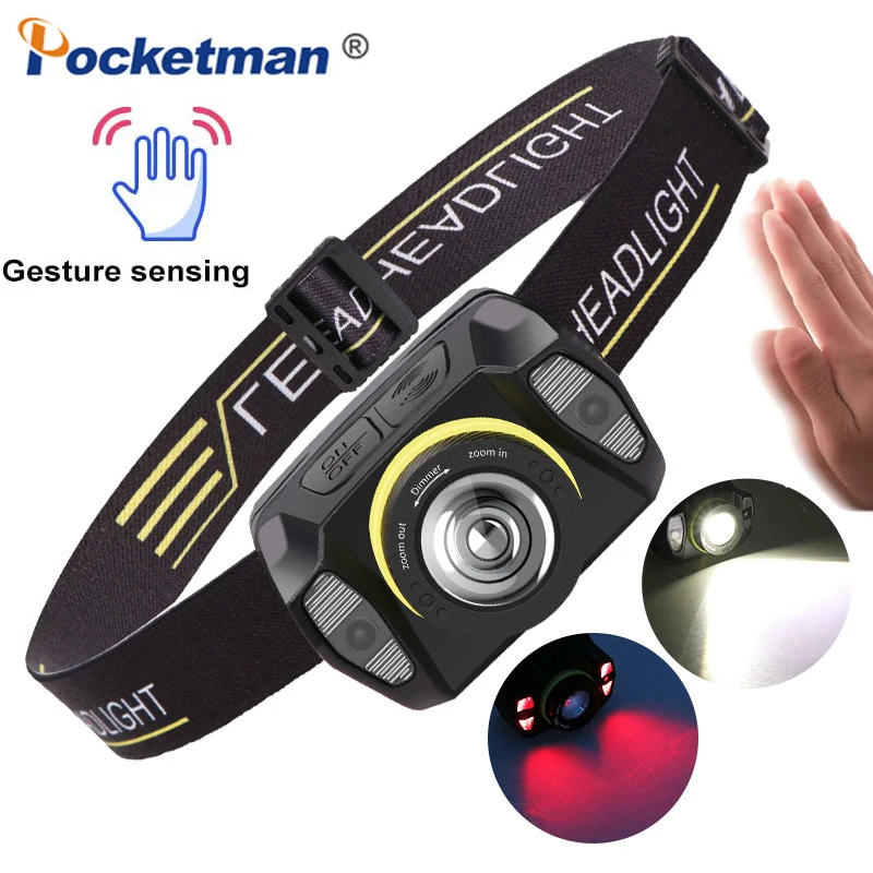 8000lums Headlamp led Motion Sensor headlights 5 modes with built-in battery Hands-free LED lantarn head lamp with USB Hard Hat
8000lums Headlamp led Motion Sensor headlights 5 modes with built-in battery Hands-free LED lantarn head lamp with USB Hard Hat