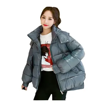 Women Short Winter Jacket Glossy Hooded BIO Down Coat Warm Oversize Cotton padded Parkas Casaco Feminino Abrigos Mujer
Women Short Winter Jacket Glossy Hooded BIO Down Coat Warm Oversize Cotton padded Parkas Casaco Feminino Abrigos Mujer