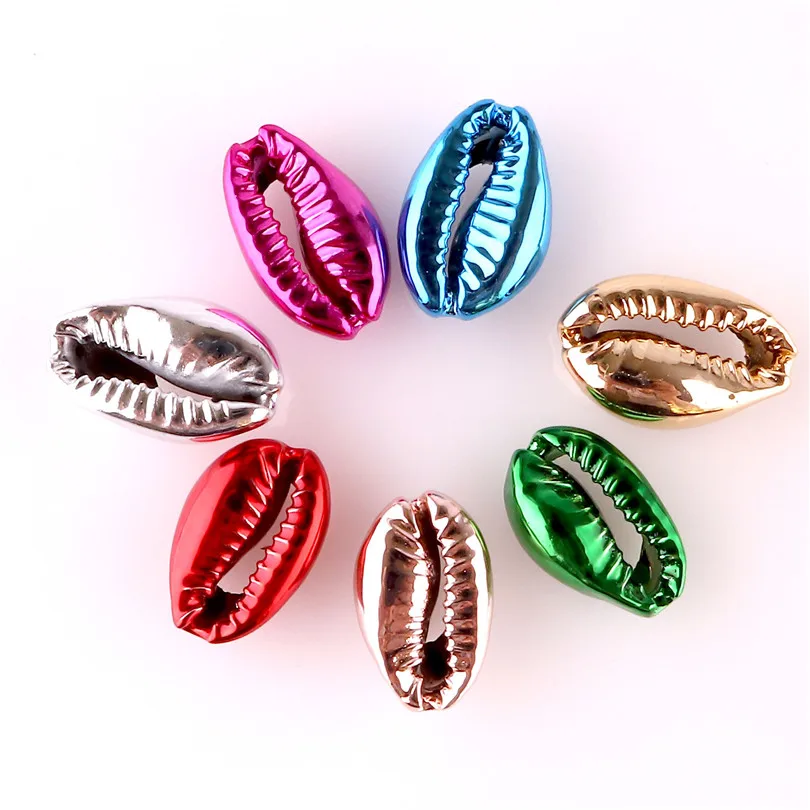 Electroplated Sea Shell Beads Undrilled/No Hole Beads Cowrie Shells DIY Jewelry Necklaces Bracelets Making Mixed Color
Electroplated Sea Shell Beads Undrilled/No Hole Beads Cowrie Shells DIY Jewelry Necklaces Bracelets Making Mixed Color