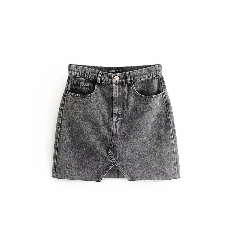 19 Summer Wear New Style Korean-style Casual Washing Slit Versatile Do the Old Cowboy Sheath Short Skirt High Waist Skirt
19 Summer Wear New Style Korean-style Casual Washing Slit Versatile Do the Old Cowboy Sheath Short Skirt High Waist Skirt