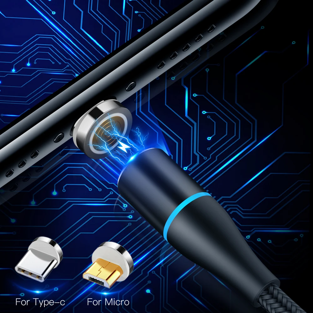Magnetic Micro USB Cable 3A Type C Fast Charging Data Wire Phone Magnet Charger Adapter USB-C Type-C Cable for Samsung Galaxy
Magnetic Micro USB Cable 3A Type C Fast Charging Data Wire Phone Magnet Charger Adapter USB-C Type-C Cable for Samsung Galaxy