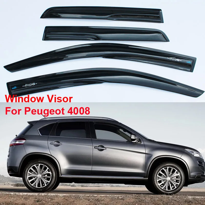 4pcs Deflector-Cover Window Visor Shade Vent Wind Rain Deflector Guards For Peugeot 408 2010-2013
4pcs Deflector-Cover Window Visor Shade Vent Wind Rain Deflector Guards For Peugeot 408 2010-2013