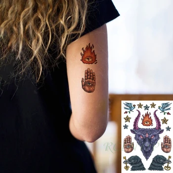 Waterproof Temporary Tattoo Sticker Fire Eyes Sheep Bird Star Eagle Key Flash Tatoo Fake Tatto Big Size Body Art for Men Women 
Waterproof Temporary Tattoo Sticker Fire Eyes Sheep Bird Star Eagle Key Flash Tatoo Fake Tatto Big Size Body Art for Men Women