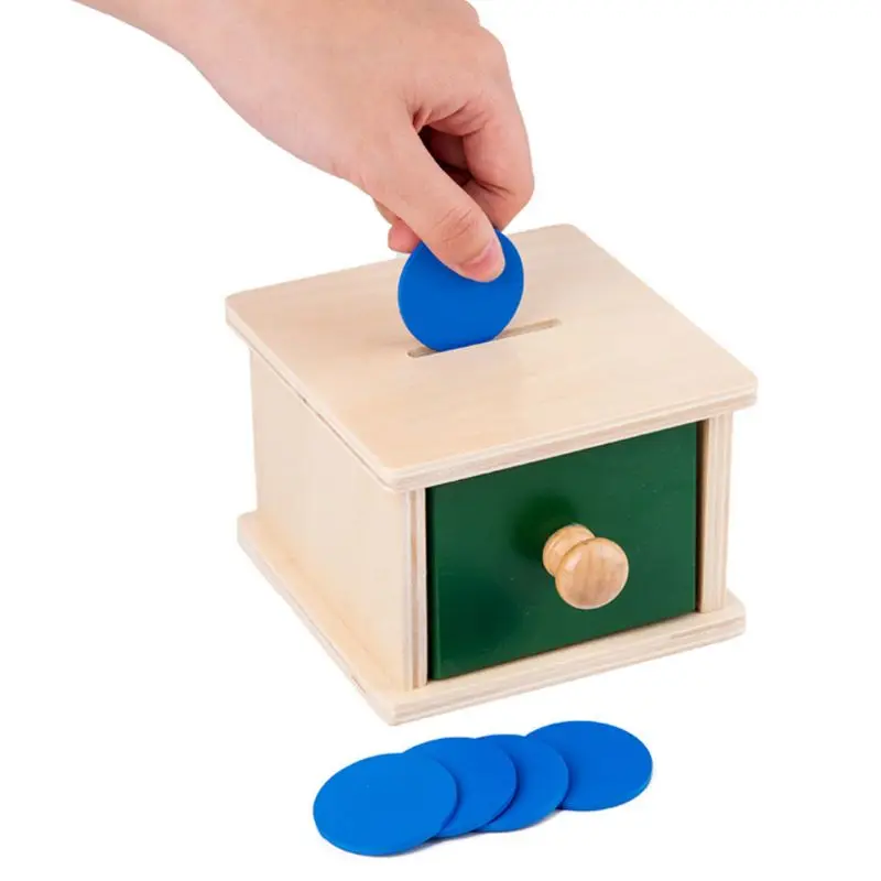 Infant Toddler Wooden Coin Ball Matching Box Montessori Tools for Baby Children
Infant Toddler Wooden Coin Ball Matching Box Montessori Tools for Baby Children