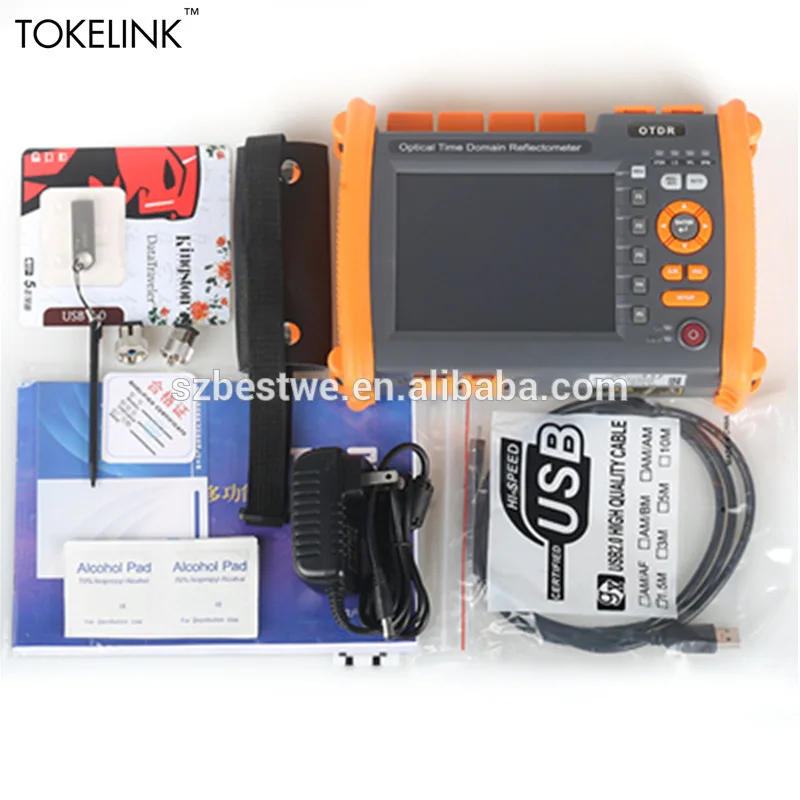 high quality OTDR SM-OTDR-1310-1550nm-30/32dB Optical Time Domain Reflectometer with VFL 5MW Visual Fault Locator
high quality OTDR SM-OTDR-1310-1550nm-30/32dB Optical Time Domain Reflectometer with VFL 5MW Visual Fault Locator