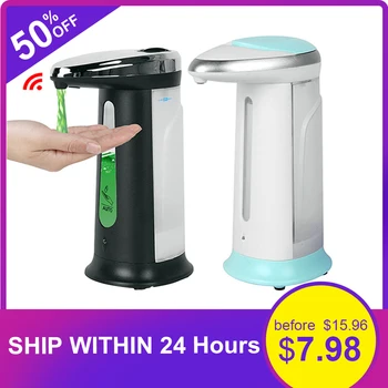 400ML Liquid Soap Dispenser Touchless Sensor Automatic Sensor Hand Sanitizer Shampoo Dispenser Pump for Kitchen Bathroom
400ML Liquid Soap Dispenser Touchless Sensor Automatic Sensor Hand Sanitizer Shampoo Dispenser Pump for Kitchen Bathroom