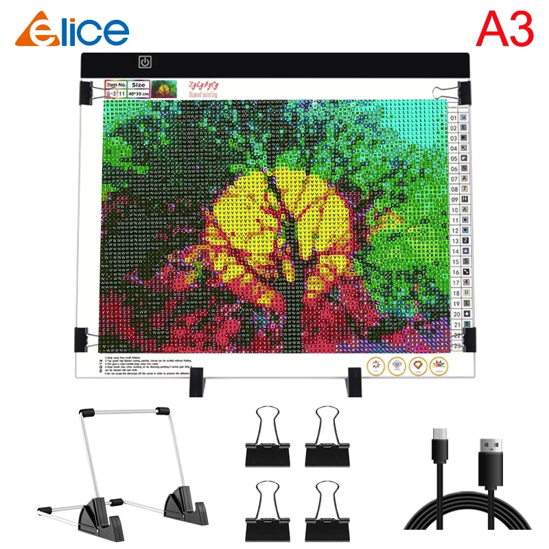 A3 USB LED Light Pad Artcraft Tracing Light Box Copy Board Digital Tablet Painting Writing Drawing Tablet Diamond Painting board
A3 USB LED Light Pad Artcraft Tracing Light Box Copy Board Digital Tablet Painting Writing Drawing Tablet Diamond Painting board