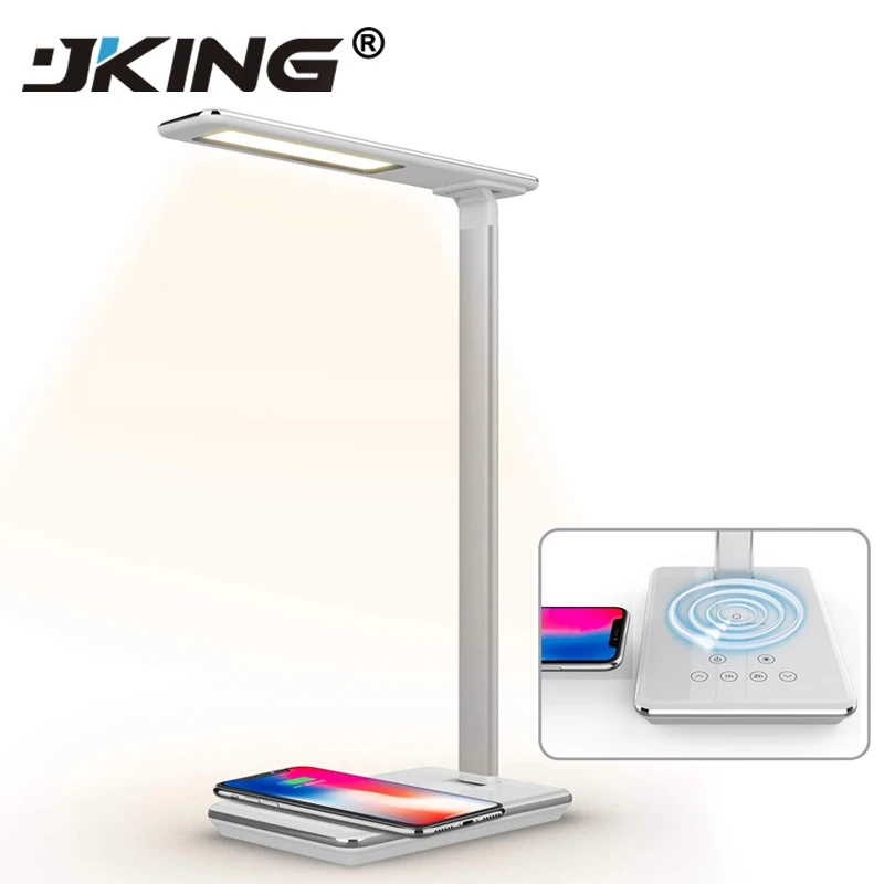 JKING WD102 Qi Wireless Charger Desktop lamp 45 leds Foldable Dimmable Phone Fast Charger Adapter for iPhone X 8 for Samsung S8
JKING WD102 Qi Wireless Charger Desktop lamp 45 leds Foldable Dimmable Phone Fast Charger Adapter for iPhone X 8 for Samsung S8
