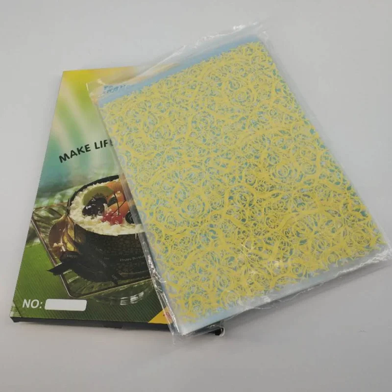 Multi-pattern Food Transfer Paper Chocolate Transfer Sheets Paper DIY Baking Edible Cake Decoration Printing Edge Special Tools
Multi-pattern Food Transfer Paper Chocolate Transfer Sheets Paper DIY Baking Edible Cake Decoration Printing Edge Special Tools
