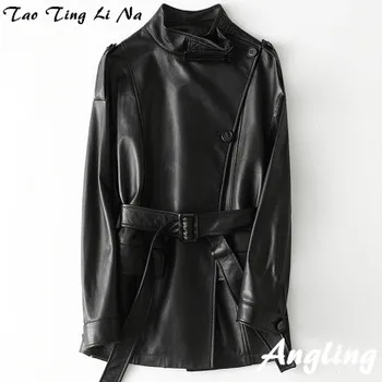 2020 Women Spring Genuine Real Sheep Leather Jacket H33
2020 Women Spring Genuine Real Sheep Leather Jacket H33